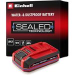 Einhell 18V 3,0 Ah Sealed Power X-Change Plus Akku, Wasser- & staubgeschützt, IP57, universell verwendbar, ohne Ladegerät