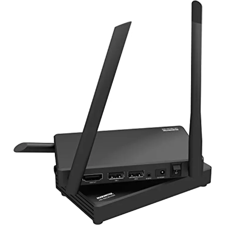 Drathlose HDMI Extender - Marmitek WHE1-1080p Full HD - Flächendeckendes Bereich - Infrarot Rückgabefunktion - USB Tastatur und Maus Unterstützung
