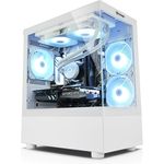 kiebel.de Gaming PC InvaderXS V AMD Ryzen 7 5800X, 32GB DDR4, NVIDIA RTX 4060 Ti 16 GB, 1TB SSD, Windows 11, Gaming PC, kompakte Version in schwarz