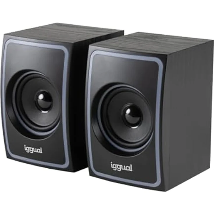 iggual Lautsprecher 2.0, 10 W, Mini-Jack + USB Bluetooth, Originalmarke mit 3 Jahren Garantie – Bild 1