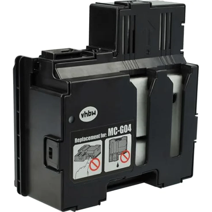 vhbw Resttintentank für Canon Pixma G2430, G1530, G1430, G3470, G3471, G3472, schwarz, zum Auffangen von überschüssiger Tinte, einfacher Wechsel – Bild 3
