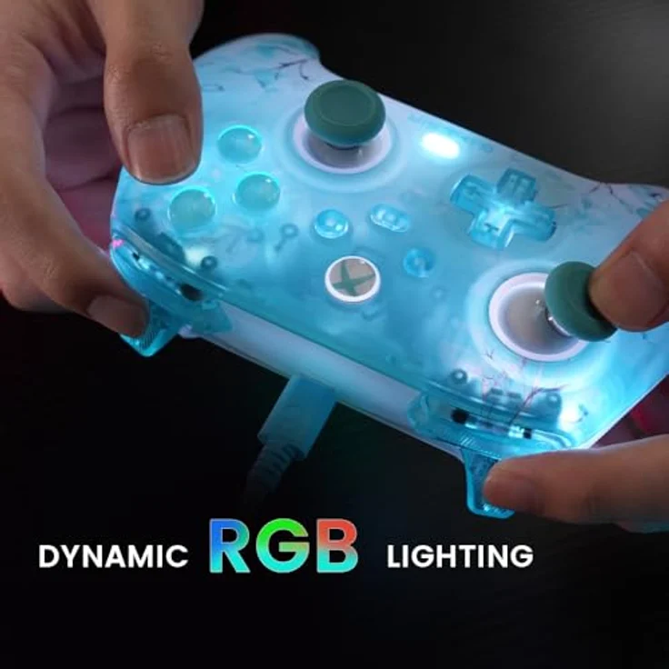 Gamesir G7 Pro, kabelgebundener Gaming Controller für Xbox Series X, floral mit RGB-Beleuchtung, Anti-Drift Analogsticks und erweiterte Mapping-Optionen – Bild 5