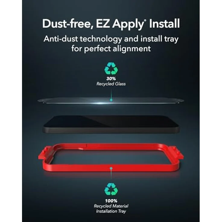 ZAGG InvisibleShield Flex XTR3 Displayschutzfolie für Samsung Galaxy S24, stoßfest, Anti-Staub, Antireflex, langlebig, Klar – Bild 3