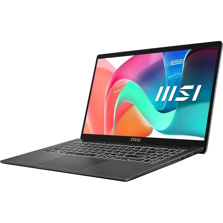 MSI Modern 15 F13MG-651, 15,6" FHD Notebook, Intel Core i5-1334U, 16GB RAM, 512GB SSD, Windows 11 Home, Schwarz