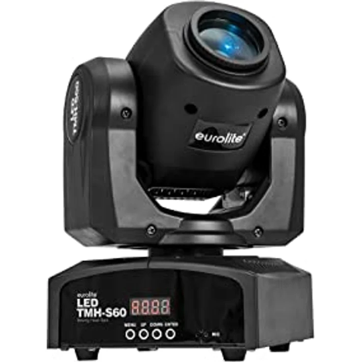 EUROLITE LED TMH-S60 Moving-Head Spot | Kompakter Moving-Head-Spot mit 60-W-LED, Gobos und Farbrad – Bild 3