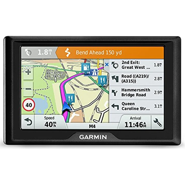 Garmin Drive 51 LMT-S, GPS-Navigationssystem mit 5 Zoll Touchdisplay, lebenslangen Kartenupdates für Europa, Echtzeitverkehrsinformationen und Spurassistent, Schwarz – Bild 3