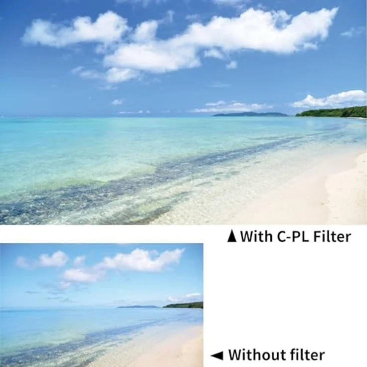 Kenko Smart Circular PL Slim Polarisationsfilter Gehäuse, 62 mm schwarz – Bild 7