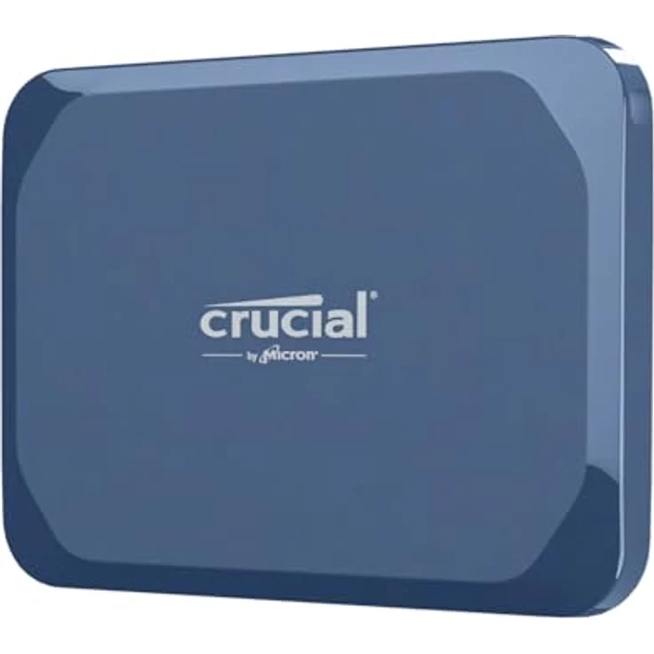 CRUCIAL X10 Portable SSD, 2 TB externe Festplatte mit 2.100 MB/s, IP65 Schutz, blau matt – Bild 2