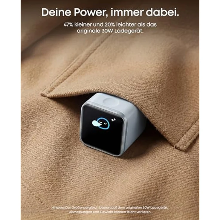 Anker Nano 45W USB C Ladegerät, smartes GaN Schnellladegerät mit Display und Schonmodus für iPhone 17/16/15 Serie, iPad, MacBook – Bild 5