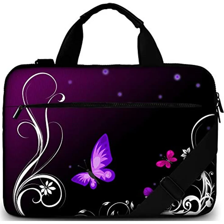 Sidorenko Laptoptasche 15/15,6 Zoll - Moderne Notebooktasche aus Canvas - Hochwertige Laptop Tasche - Schmutz- & Wasserabweisende Laptop Bag mit Zubehörfach – Bild 1