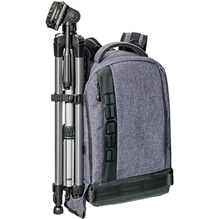 PEDEA Kameratasche (Rucksack, grau) – Bild 3