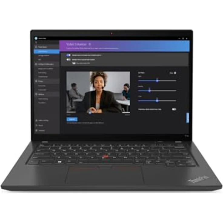 Lenovo ThinkPad T14 G4, 14" Notebook mit Intel Core i5-1335U, 16GB RAM, 512GB SSD, Schwarz, unterstützt bis zu 3 Monitore, umweltfreundlich – Bild 8