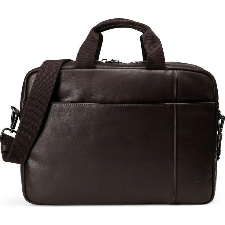 Camel Active Pine Aktentasche Leder, 40 cm mit Laptopfach (16.14"), Notebooktasche, Braun