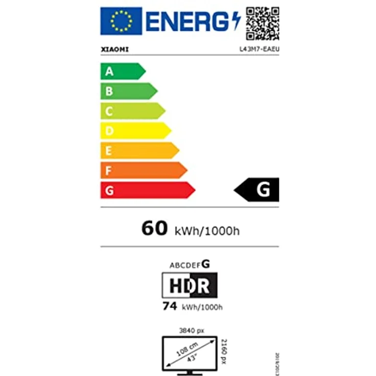 Xiaomi 43A2 109.2 cm (43) 4K Ultra HD Smart TV Wi-Fi Black – Bild 2