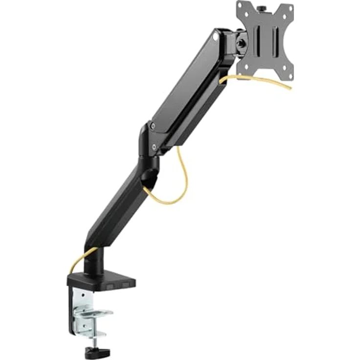 DELTACO ARM-0350 Halterung für Flachbildschirm, 81,3 cm (32 Zoll), Klemme/Bolzen, Schwarz - Flexibel gestaltete Monitorhalterung aus hochwertigem Material – Bild 4