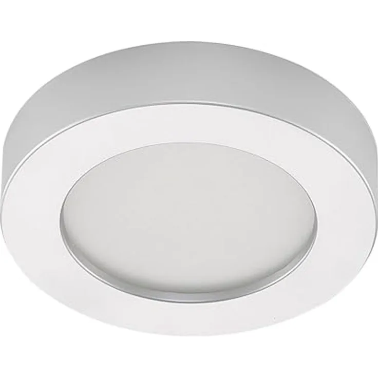 PRIOS LED Deckenleuchte 'Edwina' (Modern) in Alu aus Aluminium für Badezimmer (1 flammig,  - Lampe, LED-Deckenlampe, Deckenlampe, Badezimmerleuchte, energieeffizient - Preisvergleich