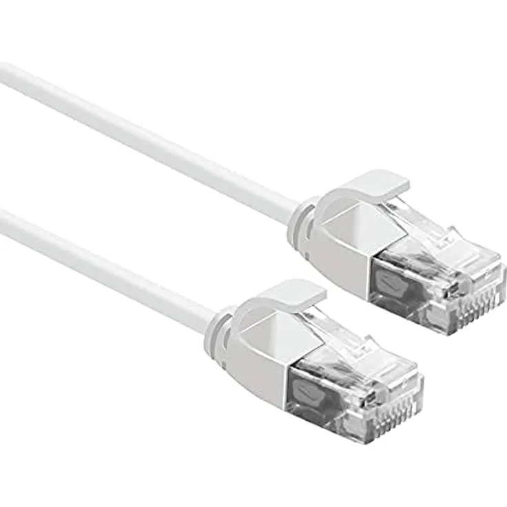 Roline 21.15.0982 RJ45 Netzwerkkabel, Patchkabel CAT 6a U/UTP 2.00m Weiß 1St.