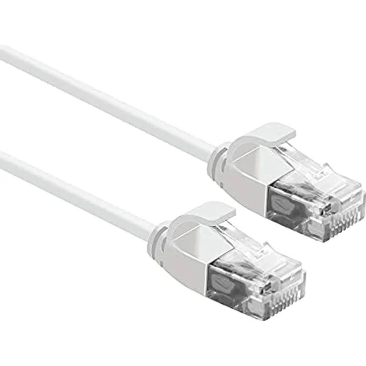 Roline 21.15.0982 RJ45 Netzwerkkabel, Patchkabel CAT 6a U/UTP 2.00m Weiß 1St. – Bild 1