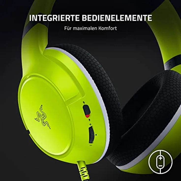 Razer Kaira X for Xbox Headset ohrumschließend kabelgebunden 3,5 mm Stecker Electric Volt für Xbox Series S, Xbox Series X – Bild 6