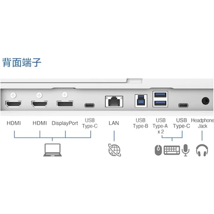 42" EIZO FlexScan EV4340X-BK - 3840x2160 (4K / UHD) - IPS - 94W USB-C – Bild 7