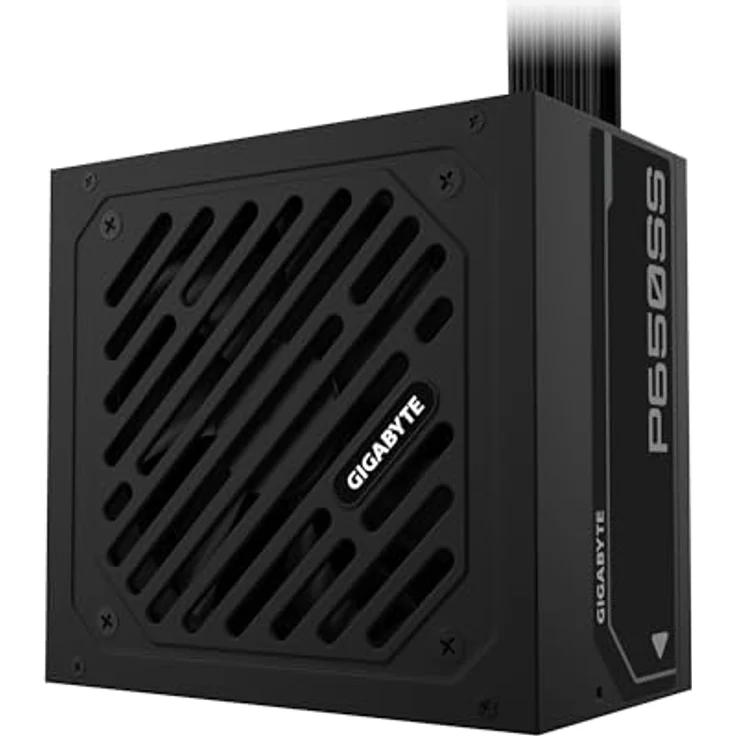 Gigabyte Power Supply GP-P650SS, 650 Watt PC Netzteil mit effizienter Energieversorgung, Schwarz – Bild 2