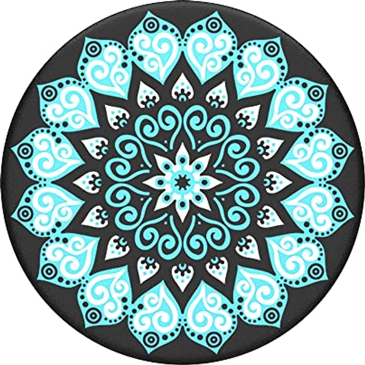 PopSockets PopGrip - Ausziehbarer Sockel und Griff für Smartphones und Tablets mit einem Austauschbarem Top - Peace Mandala Sky – Bild 2