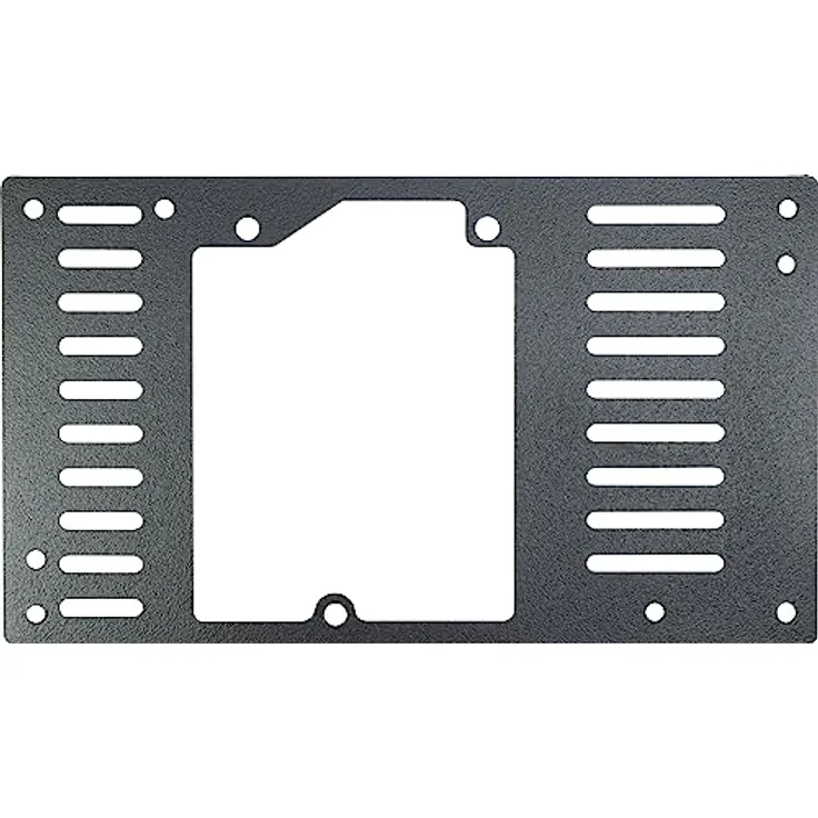 Inter-Tech AC Netzteilblende ATX-04, ATX-TFX, Stahl,lackiert