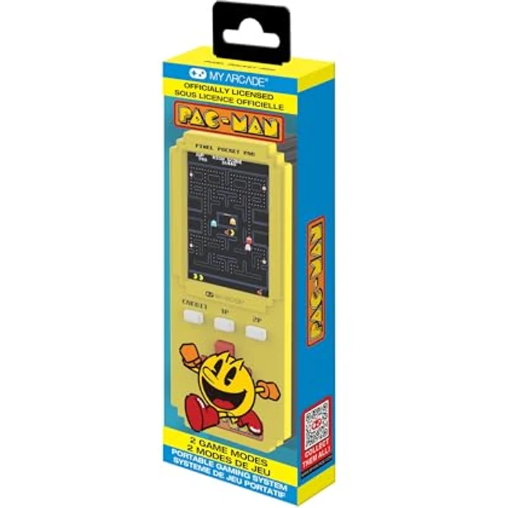 My Arcade Pixel Pocket Pro Pac-Man, Tragbare Spielkonsole, 5,08 cm (2), Gelb, Schwarz – Bild 1