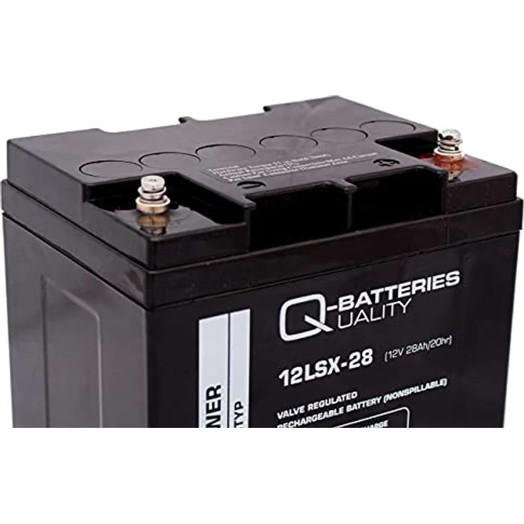 Q-Batteries 12LSX-28 12V 28Ah Blei-Vlies-Akku / AGM 10 Jahre – Bild 4