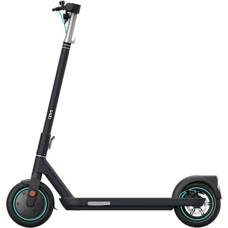 Odys E-Scooter (20 km/h, 25 km), schwarz, Aluminium, 9 Zoll Luftreifen, duales Bremssystem, IP55 – Bild 14