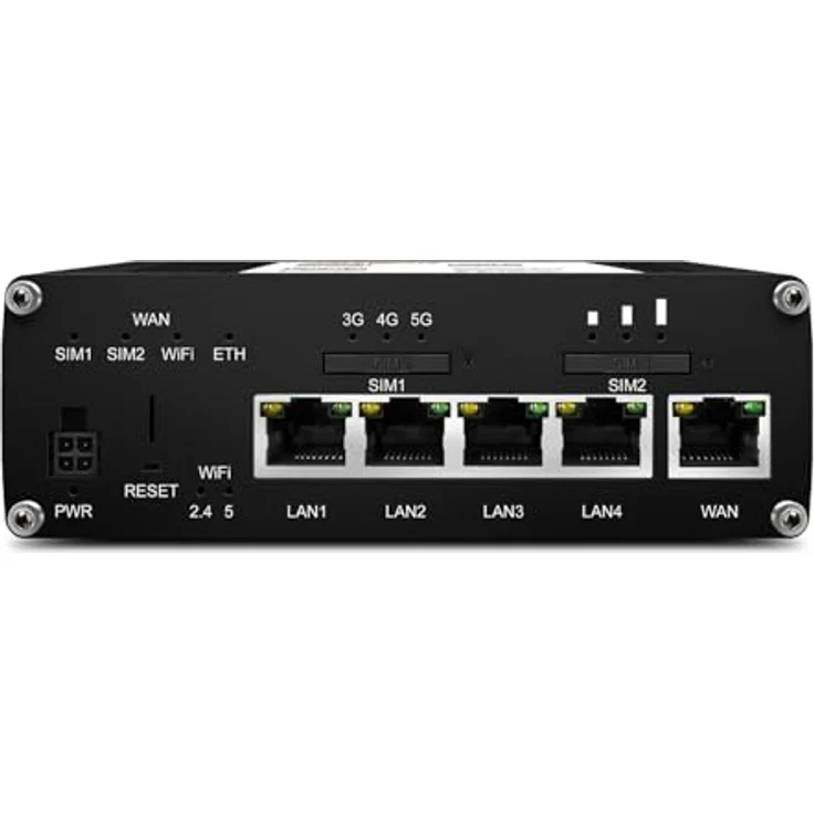 Selfsat MWR 6550, 5G Cat 20 WiFi 6 WLAN Router bis zu 34 Gbps, inklusive 5G Antenne, Schwarz – Bild 6