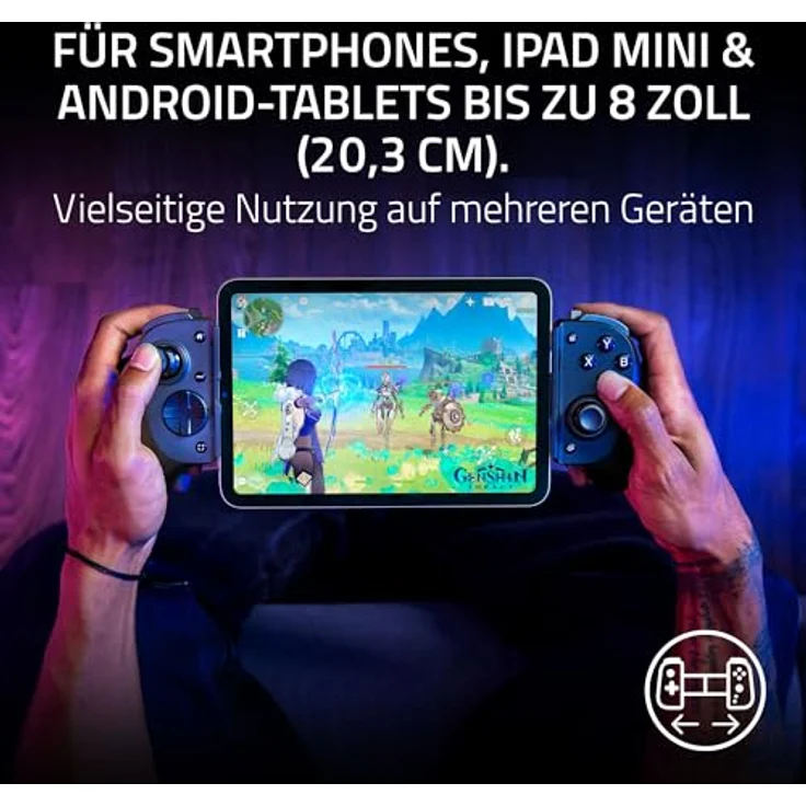 Razer Kishi V3 Pro, Full-Size-Mobile-Controller für iPhone und Android, USB-C Plug-and-Play, Anti-Drift-Analogsticks, Sensa HD Haptik, Schwarz – Bild 3
