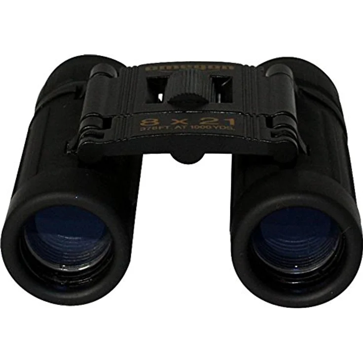 Omegon Fernglas Pocketstar 8x21, ultra-leichtes, gummiarmiertes und wetterresistentes Fernglas für Wanderungen und Reisen – Bild 2