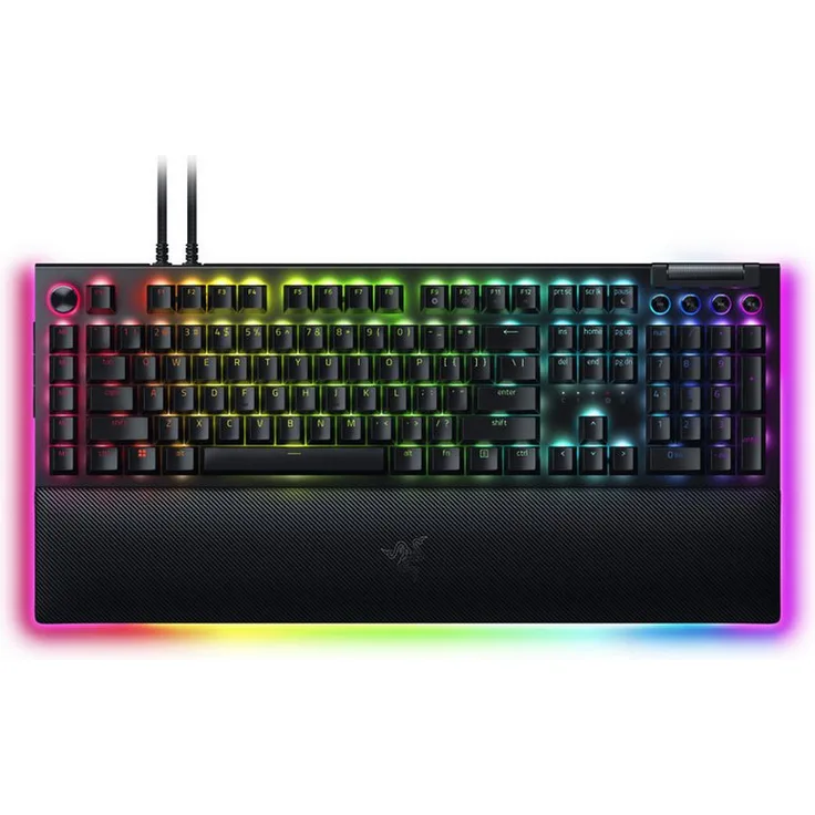 RAZER BlackWidow V4 Pro PC-Tastatur, Einzeltastenbeleuchtung und faszinierende Unterbodenbeleuchtung, schwarz