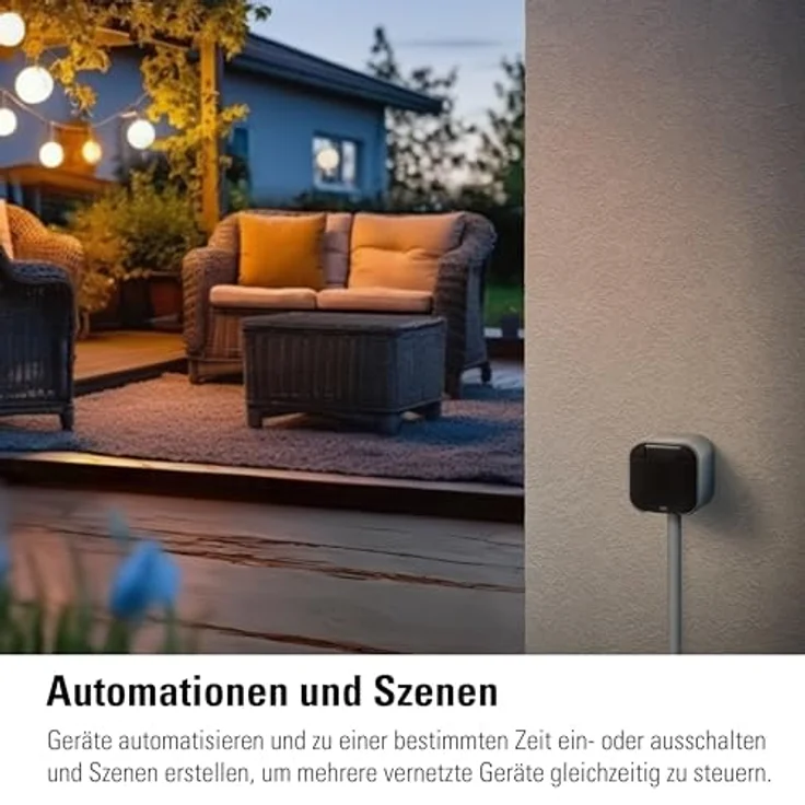 Eve Energy Outdoor, Smart Plug für Außenbereich, Steuerung per App und Sprache, Matter und Thread Unterstützung, datenschutzfreundlich – Bild 6