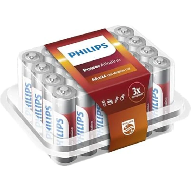 Philips LR6P24P - 10 Power Alkaline AA Batterijenbox 24 Stück - Preisvergleich – Bild 4
