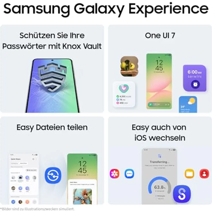 Samsung Galaxy A56 5G 128 GB Enterprise (Graphite) - 50 MP Kamera, Circle to Search, Objektradierer – Bild 8