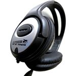 keepdrum LP-307 Stereo Kopfhörer 32 Ohm - Halboffen, 3m Kabel, inkl. Adapter - Schwarz