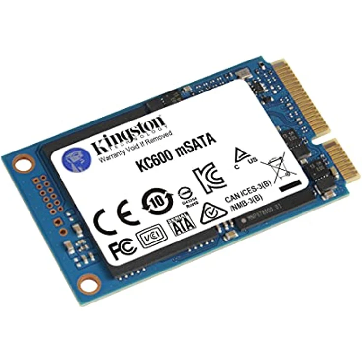 Kingston KC600 - SSD - verschlüsselt - 1024GB - intern - mSATA - SATA 6Gb/s - 256-Bit-AES - Self-Encrypting Drive (SED), TCG Opal Encryption (SKC600MS/1024G) – Bild 3