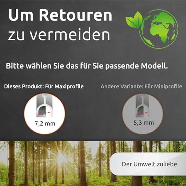 ECENCE Aufhängesystem 10x Maxi Rollladen Aufhängefeder, hochwertige Feder aus rostfreiem Federstahl für stabile Verbindung, für Mini- und Maxiprofile – Bild 3
