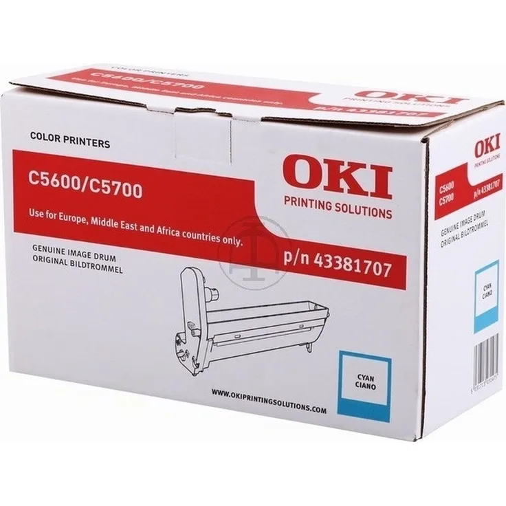 OKI Lasertrommel für C5600/C5700, cyan Tonerpatrone mit hoher Druckqualität