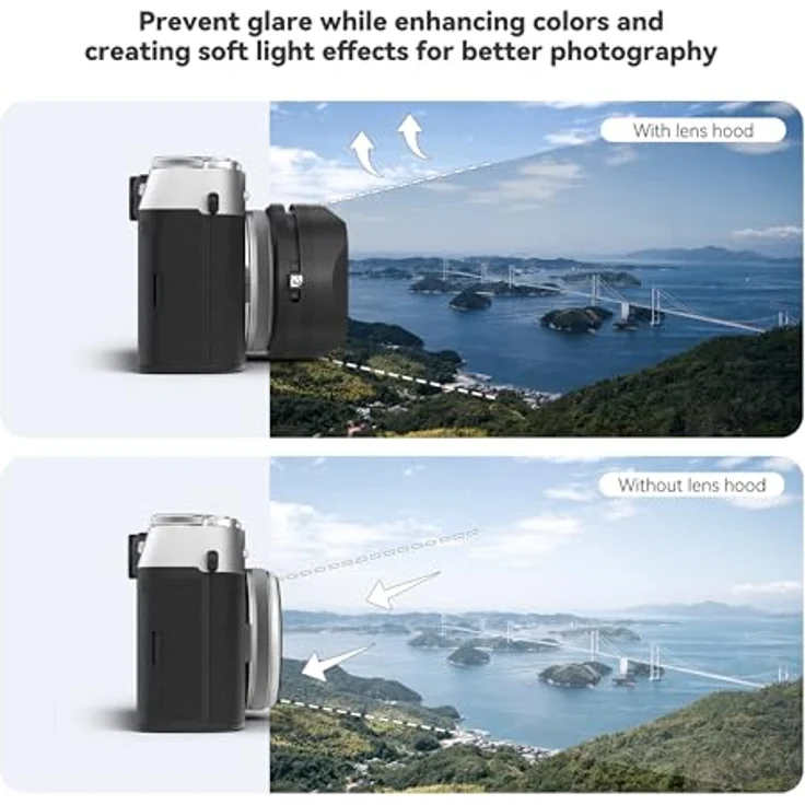 Freewell Filterset mit Gegenlichtblende, ND-/Grauverlaufs- und Polarisationsfilter für Kamera-Objektive, Schwarz – Bild 4