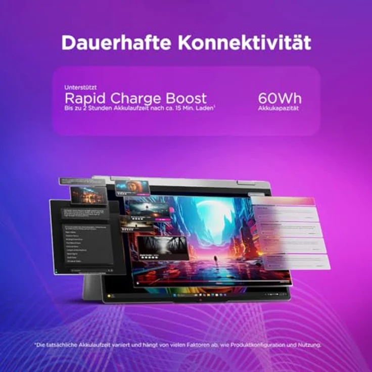 Lenovo IdeaPad 5 2in1 83UL0026GE, 15.3" WUXGA IPS, Intel Core Ultra 7 355, 16GB RAM, 1TB SSD, Windows 11, grau – Bild 9