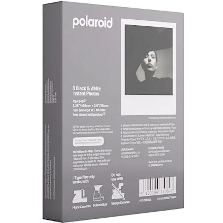 Polaroid - 6001 - Sofortbildfilm Schwarz und Weiß fûr i-Type – Bild 3