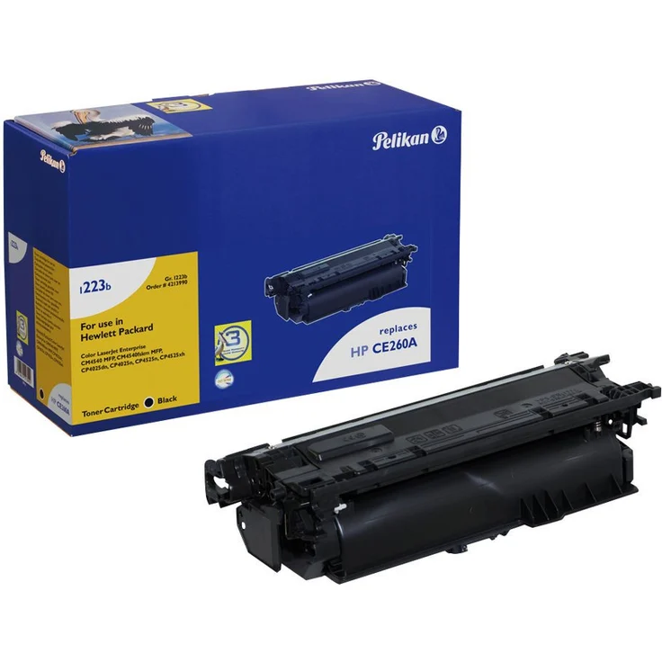 Pelikan 1223B Tonerpatrone, kompatibel, Schwarz, für HP Color LaserJet Enterprise CP4525dn/n/xh