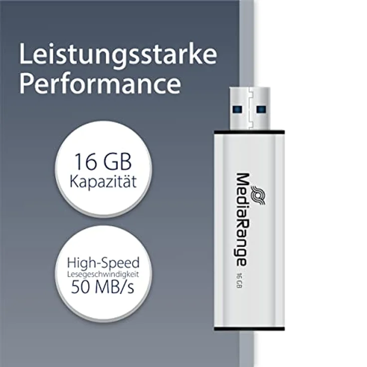 MediaRange USB 3.0 Speicherstick, 16GB – Bild 3