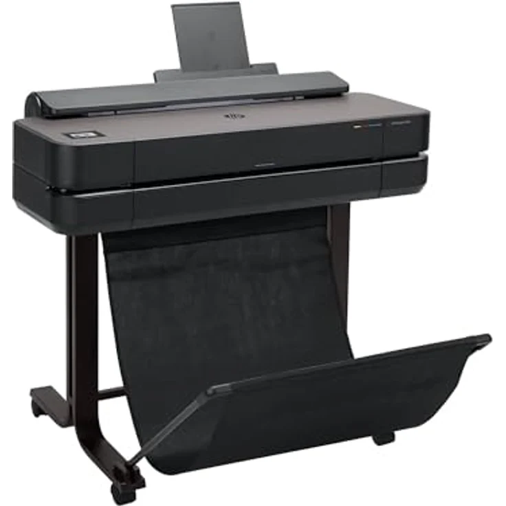 HP DesignJet T650 24 Zoll (61 cm 5HB08D), Großformatdrucker mit 2400x1200 DPI, 81 A1-Drucken/Stunde, Wi-Fi, Ethernet, USB, recyceltes Metall, schwarz, 2 Jahre Garantie – Bild 2