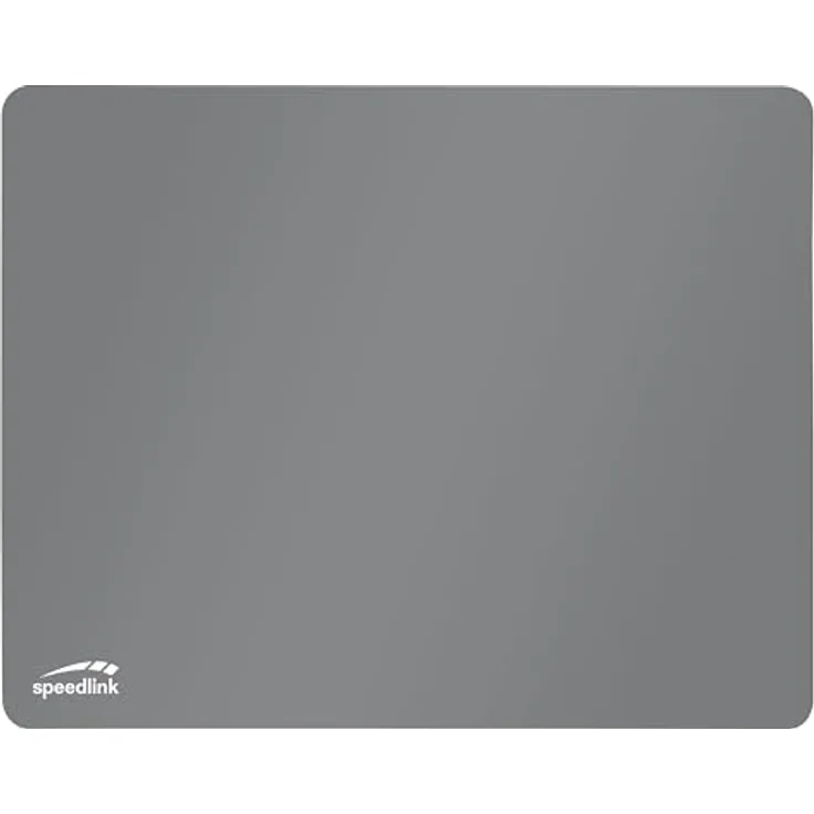 Speedlink ATECS Soft Gaming Mauspad M, 38 x 30 cm, glatte Textil Oberfläche, rutschfest, grau