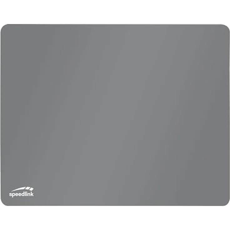 Speedlink ATECS Soft Gaming Mauspad M, 38 x 30 cm, glatte Textil Oberfläche, rutschfest, grau – Bild 1
