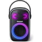 Tronsmart Halo 100 Bluetooth Lautsprecher, 60W Tragbarer Bluetooth Musikbox mit LED, IPX6 Wasserdicht, 18h Akk, Stereo-Sound, Powerbank und App, Freisprechfunktion, Outdoor-Lautsprecher für Partys